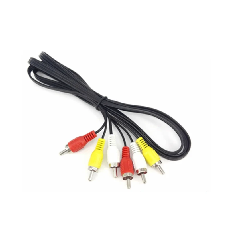 Premium 3RCA Audio/Video Extension Cable - Composite Splitter for TV Set-Top Box (1.5m & 3m)