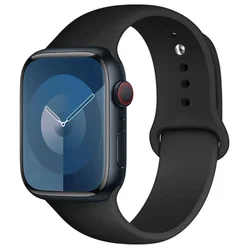 Premium Silicone Sport Band for Smartwatch - Multisize (18 Black)