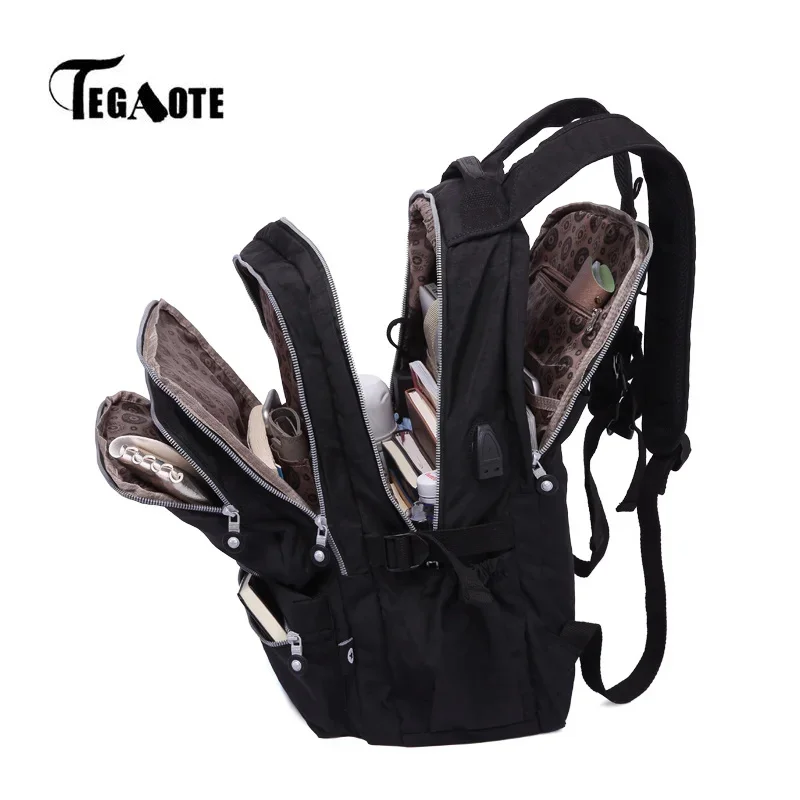 

Women Backpacks Masculina Mochilas Para Mujer 2022 Anti-theft Daypack USB Charge Waterproof Female School Bags for Girl