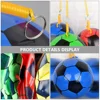 6pcs Kids Outdoor Inflatable Ball Toys Soccer Training Balls with Elastic Chain inflatable toy ball PVC inflatable ball 2