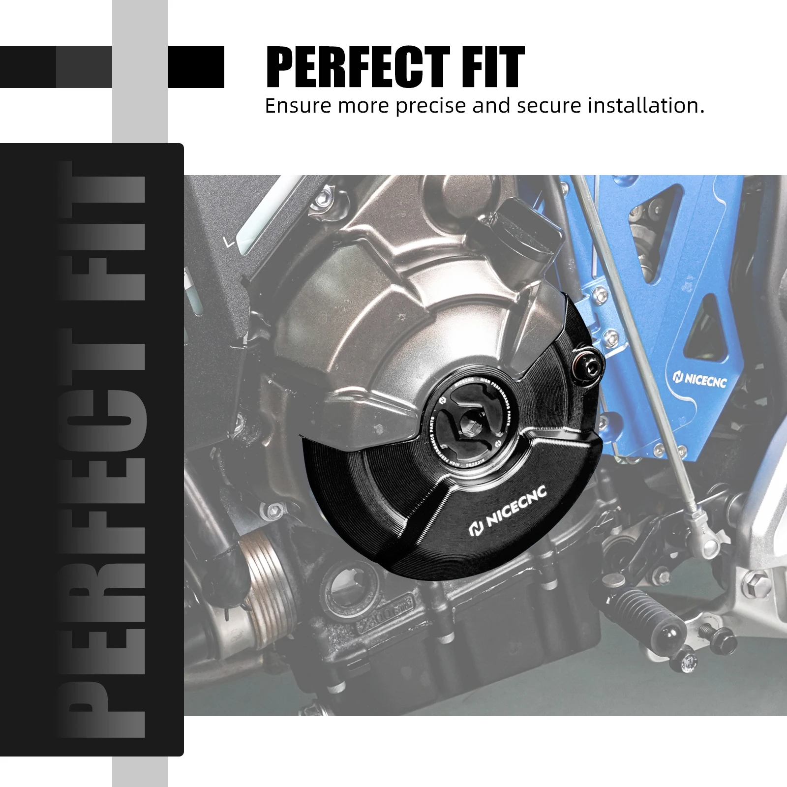 NICECNC Für Yamaha Tenere 700 2019–2024, Kurbelgehäuse-Abdeckung, Schutzfolie für Yamaha Tenere 700 World Raid 2022–2023 – Detail 3