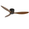 SOVE Low Floor Modern Ceiling Fans Without Light DC 30W Ceiling Fan With Remote Control Home Simple Ceiling Fan No Lights 220V 6