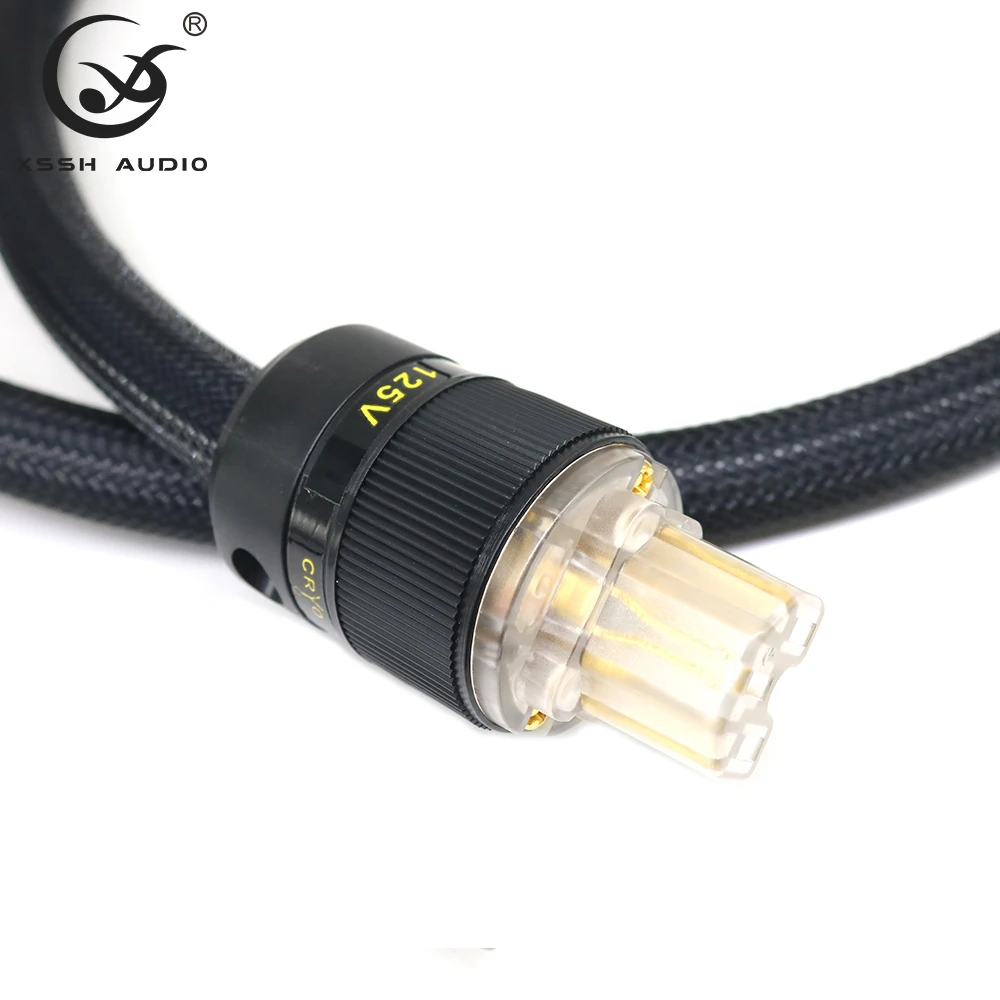 HIFI UK  ̺ XSSH  , 16.5mm OFC  ݵ 3   IEC AC ϼ ÷ 