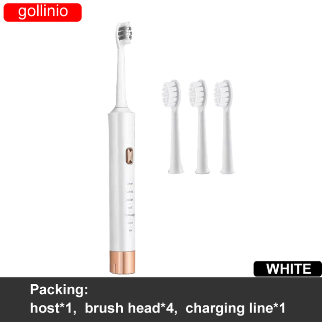 Electric Toothbrush Usb fast charging GL62A Adult  electr teeth brush Rechargeable prodent  Replacement Head case