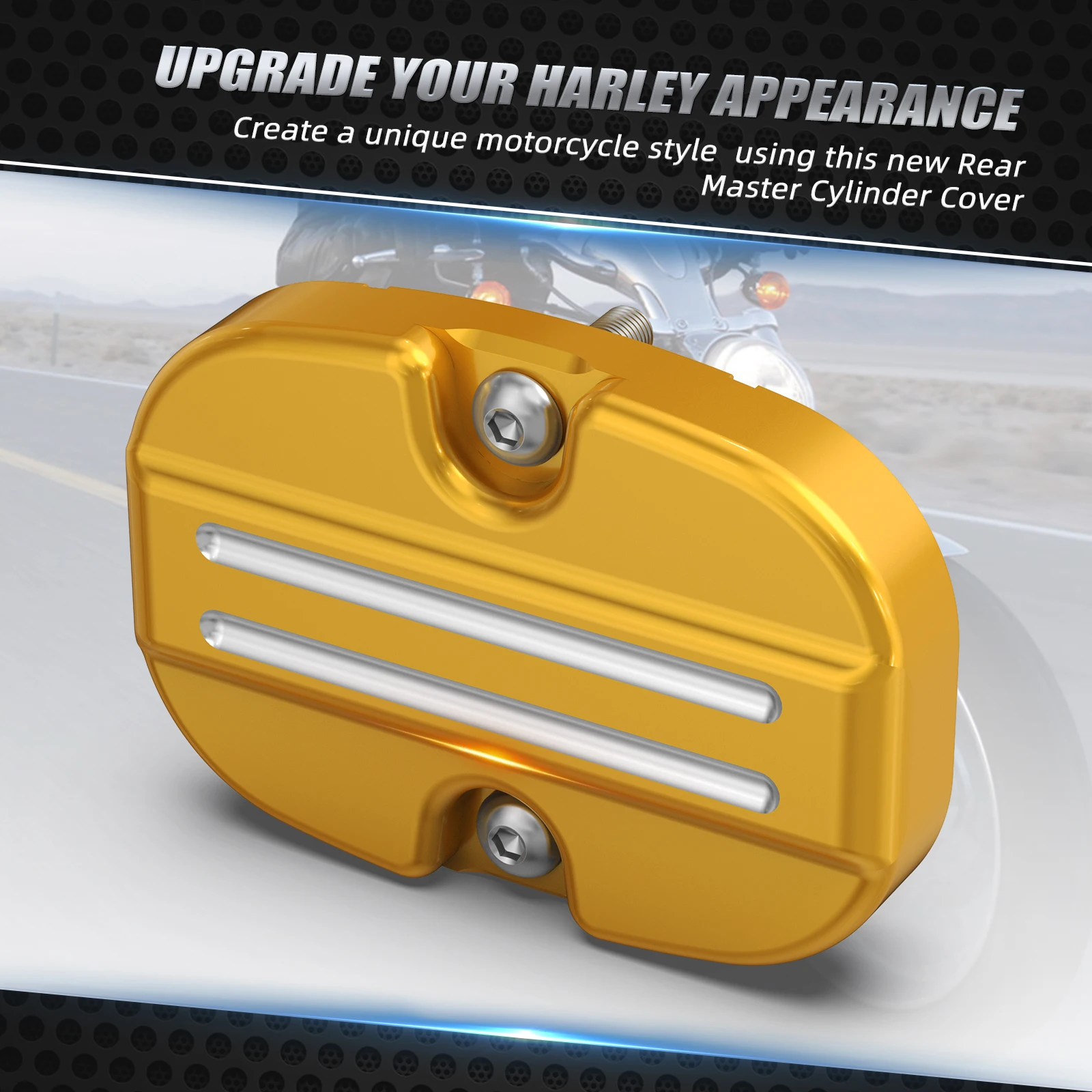 Hauptbremszylinderabdeckung hinten für Harley Touring 2008–2024 Street Glide Special FLHXS Road King Special FLHRXS Ultra Limited – Detail 22