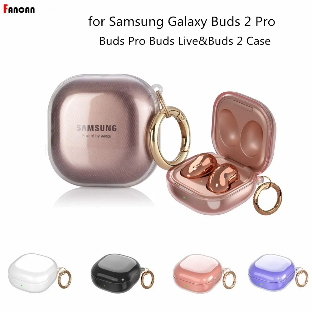 Custodia Trasparente Per Samsung Galaxy Buds2 Pro 2022 Tpu Soft Clear Galaxy Buds 2 Pro Funda Per Buds Pro/Buds Live/Buds 2 Custodie