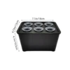 Hydroponic Planting Tray 6-grid Self Absorbing Seedling Pot Sunshine Hydroponic Apparatus Garden Courtyard Planting Accessories 6