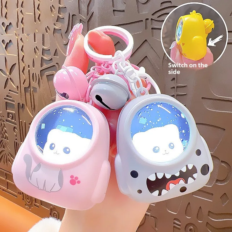Astronaut's cat backpack, keychain accessories, packaging accessories, sent to classmates for the new school season