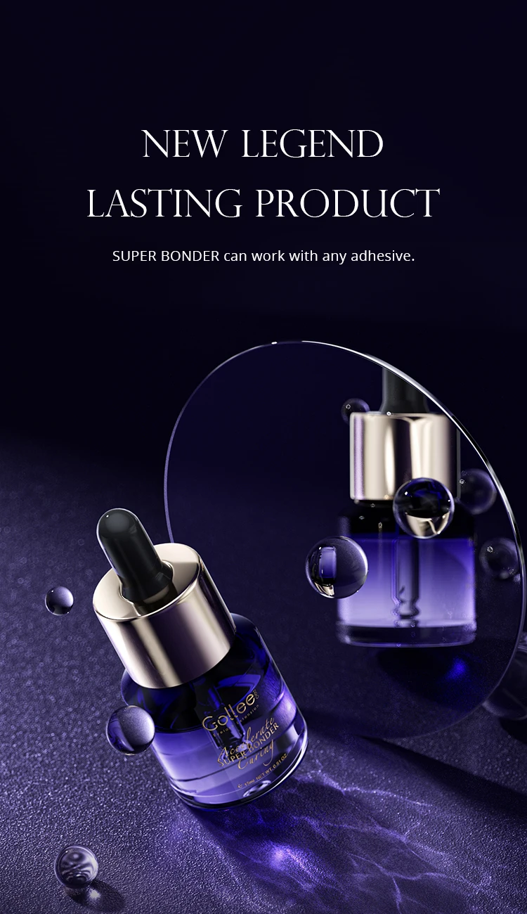 Gollee Wimpernkleber 0,5s Trocknungszeit Wasserfester Wimpernkleber Beschleuniger Langanhaltend Sensitiver Kleber Wimpernverlängerungszubehör – Detail 10