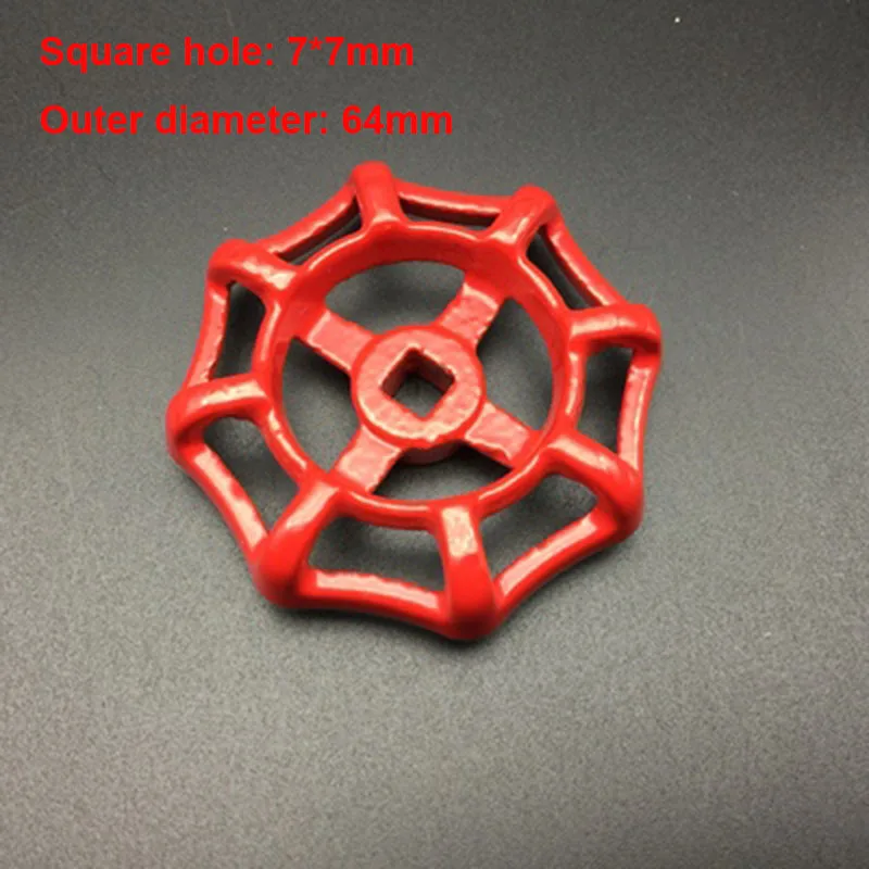 PPR Globe Valve Globe Valve PPR Valve Switch Handle Red / Blue Square Hole 7 * 7mm 6*6mm 5*5mm 8*8mm 9*9mm