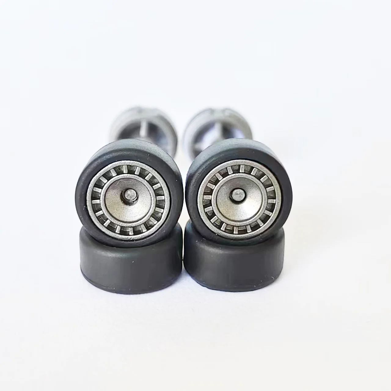 10 세트 11.2mm 1/64 모델 자동차 바퀴 또는 핫 휠/성냥갑/돔용 탈착식 고무 타이어 1:64 다이캐스트 자동차