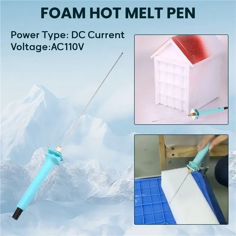 12V 폼 폴리스티렌 커터 펜, 온도 조절 가능 전기 폼 절단기, KT 보드 커팅 펜