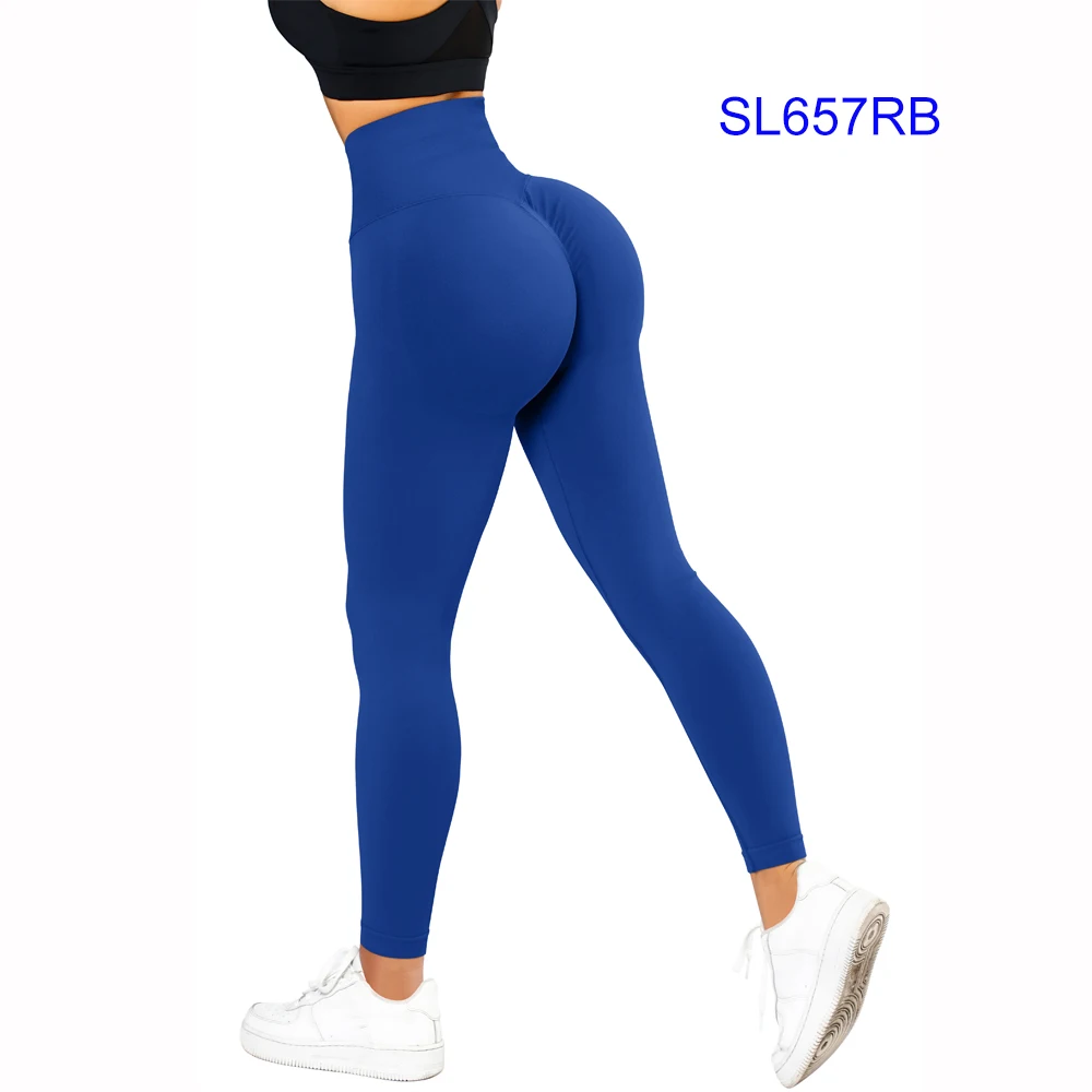 RXRXCOCO High Waist Seamless Women leggings Solid Casual Sport