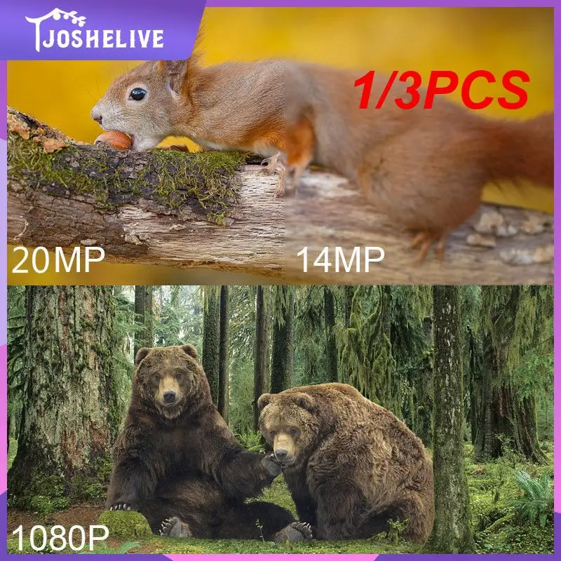 

1/3PCS Mini Trail Hunting Camera Wildlife Hunter Cameras Mini600 1080P Forest Animal Cam Photo Trap Surveillance Tracking