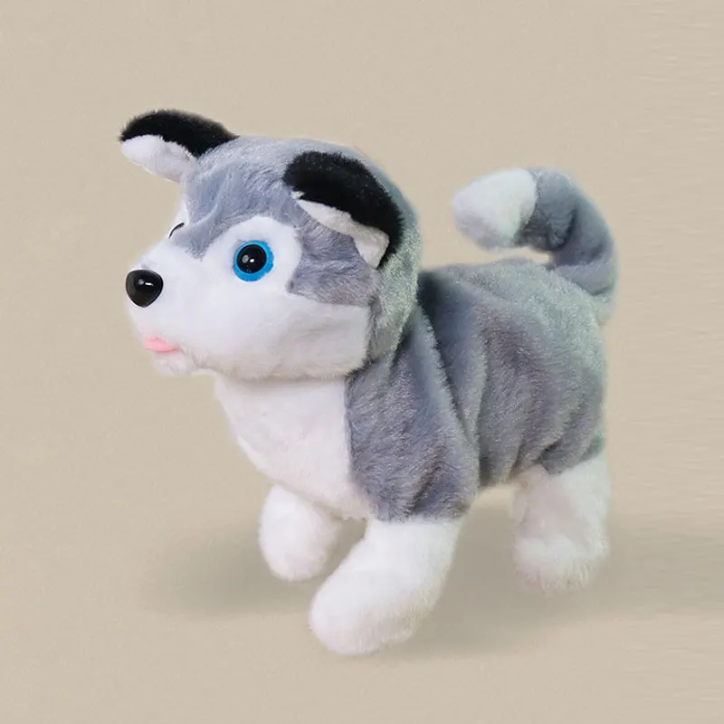 Robot Dog Electronic Dog Plush Puppy Jump Wag Tail Leash Teddy Toys Walk Bark Funny Toys For Children Birthday Gift 4