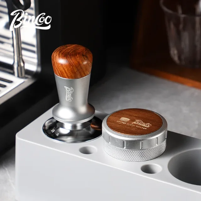 Bincoo Espresso powder Press Hammer Elastic Powder press Italian home Barista accessories Coffee appliance 51/58mm dispenser