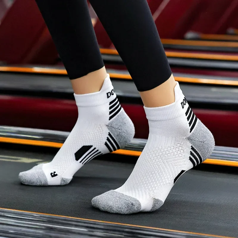 Compression Ankle Socks - Mens  Womens Low Cut Fitness Running Sox