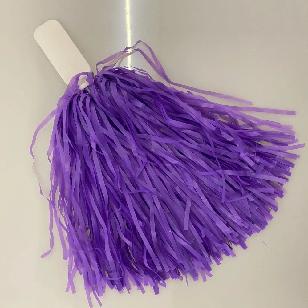 Matte Cheerleading Pom Poms PP Flat Handle Sports Meets Cheerleading Cheering Ball Various Festive Occasions Festivals