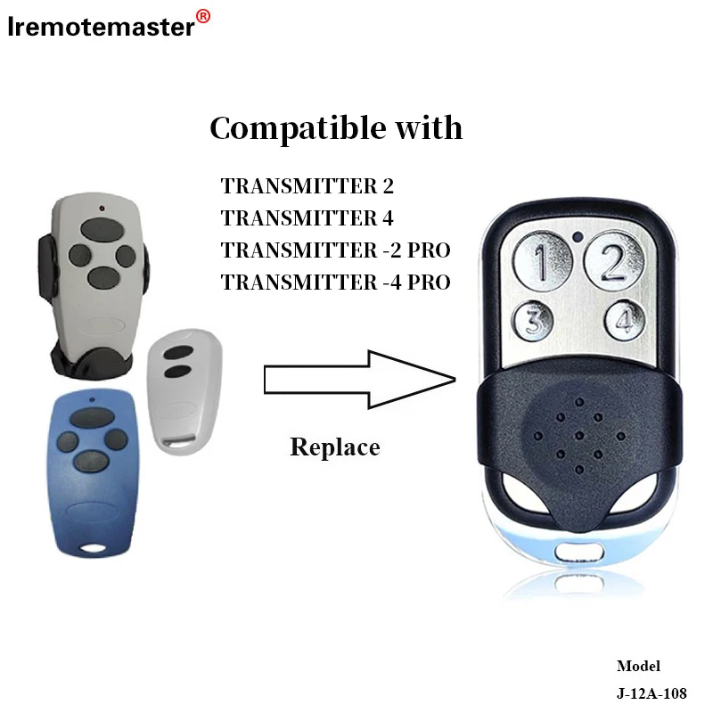 Compatible With DOORHAN TRANSMITTER 2 4 PRO For DOORHAN Remote Control Gate Opener 433MHz Dynamic Code Garage Remote Control new for doorhan remote transmitter 433 mhz remote control for gates garage door compatible doorhan transmitter 2 transmitter 4