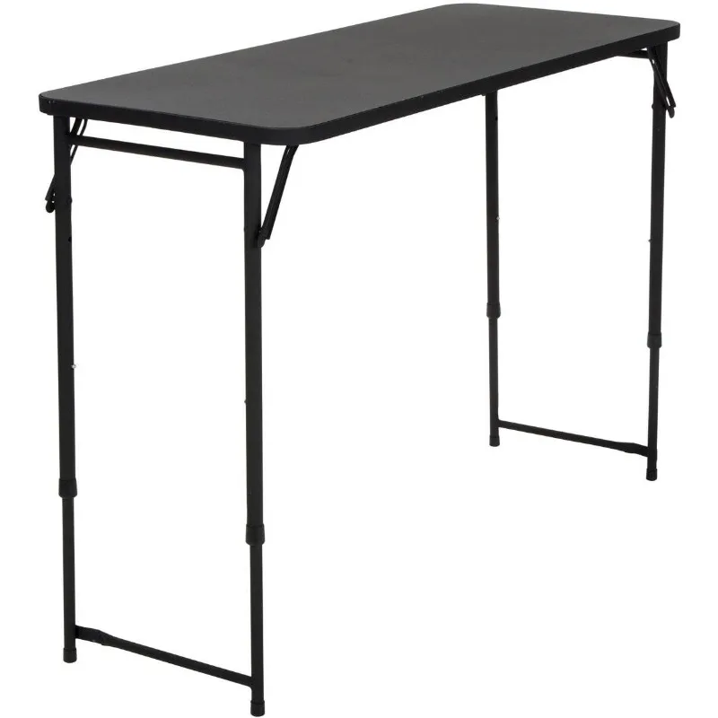 20 x 48 Adjustable Height PVC Top, Black Table home bar furniture  table  haute 20 x 48 adjustable height pvc top black table home bar furniture table haute