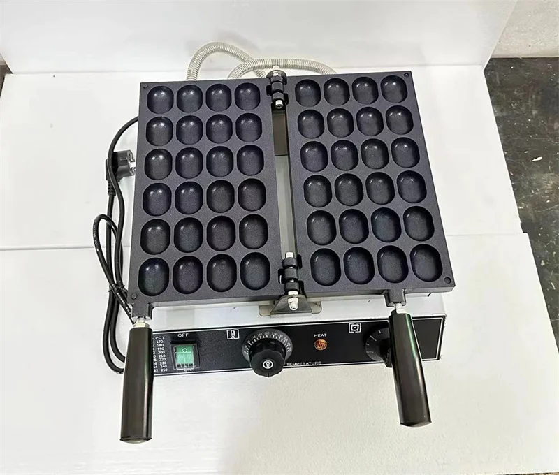 Electric or Gas Egg Waffle Mini Oval Sponge Cake Maker Non-stick Coating Pan Bubble Waffle Baking Machine Commercial Home Use 5