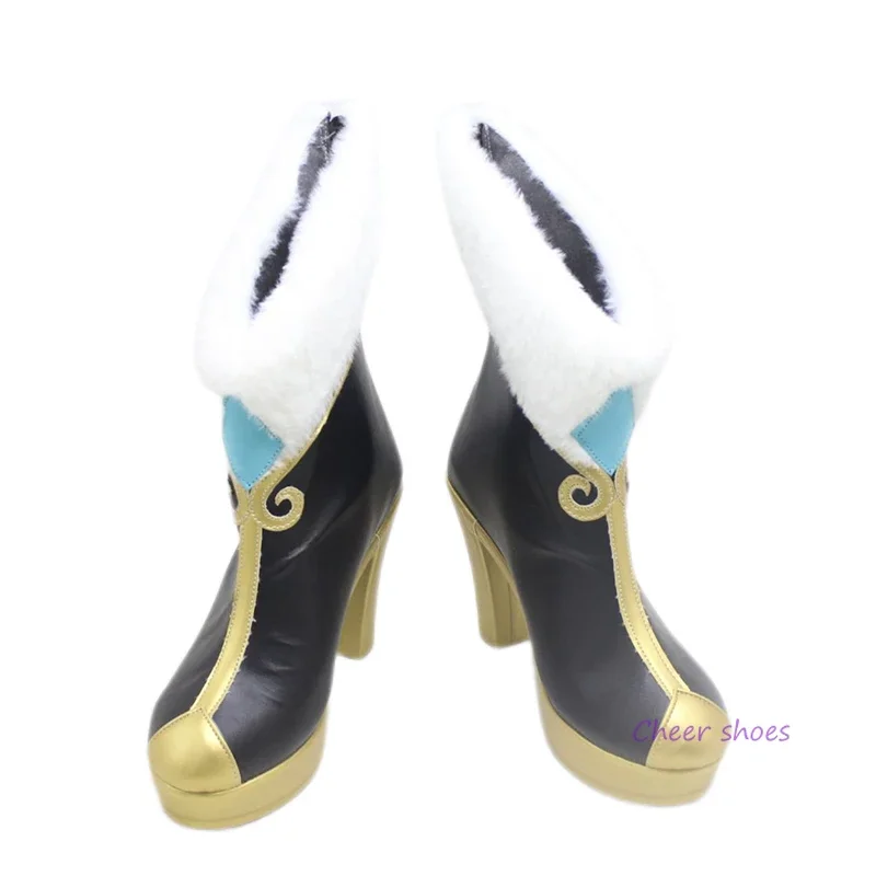 

LOL Seraphine Cosplay Costume Game LOL New Year Skin Red Rabbit Shoes Boots Accessoriest Halloween Christmas Party