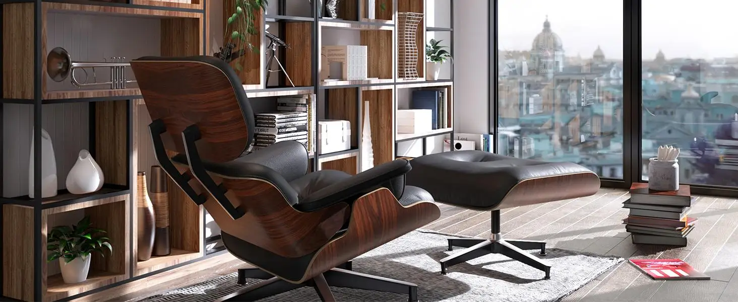 Mid Century Chaise Lounge Chair