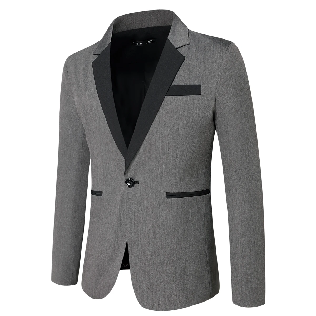 

Men's slim fit single breasted exquisite suit jacket autumn new high-quality fashionable casual solid color suit jacket