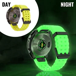 Luminous Adventure Watch Strap, 22mm/26mm - Garmin 26mm (Yellow)