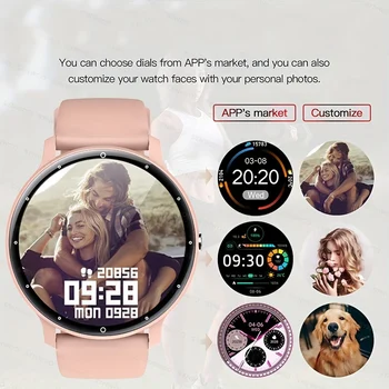 Smart Watch, Wireless Calling/dial, Multi-Sport Mode, Calling Reminder And Rejection, Change Wallpaper, Fitness Monitoring 4