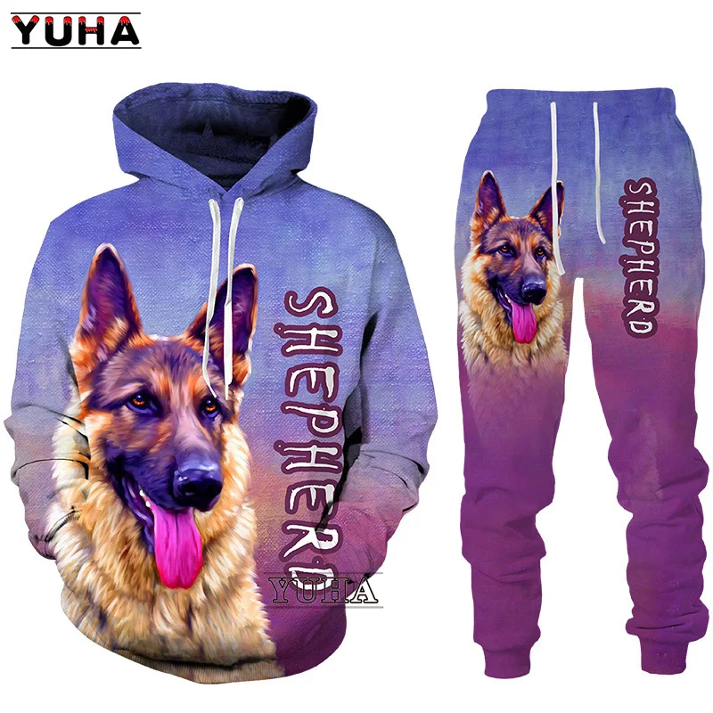 Dog 3D Printed Unisex Hoodies Cute Hoodie German Shepherd Hoodie Tops Casual Sweatshirt pop Mens Womens two suit new disney funny stitch hoodies women harajuku pullovers cute kawaii casual tops angel print hooded sweatshirt long sleeves