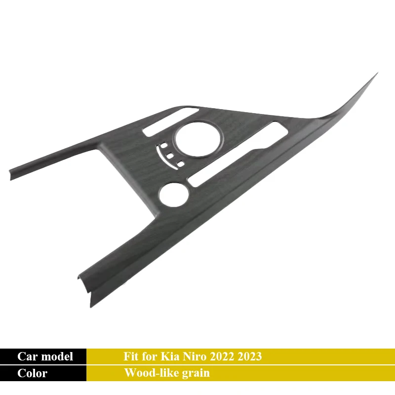 For Kia Niro 2022 2023 2024 Car Styling ABS Chrome Auto Gear Shift Trim