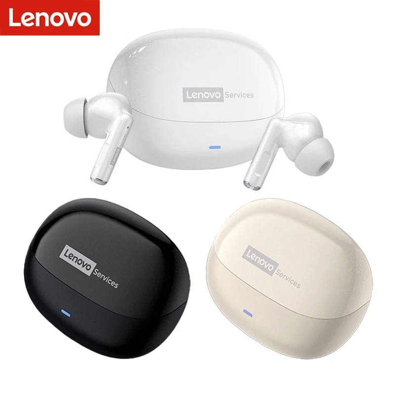 Lenovo Wireless Bluetooth Noise-Reduction Earbuds with Touch Control