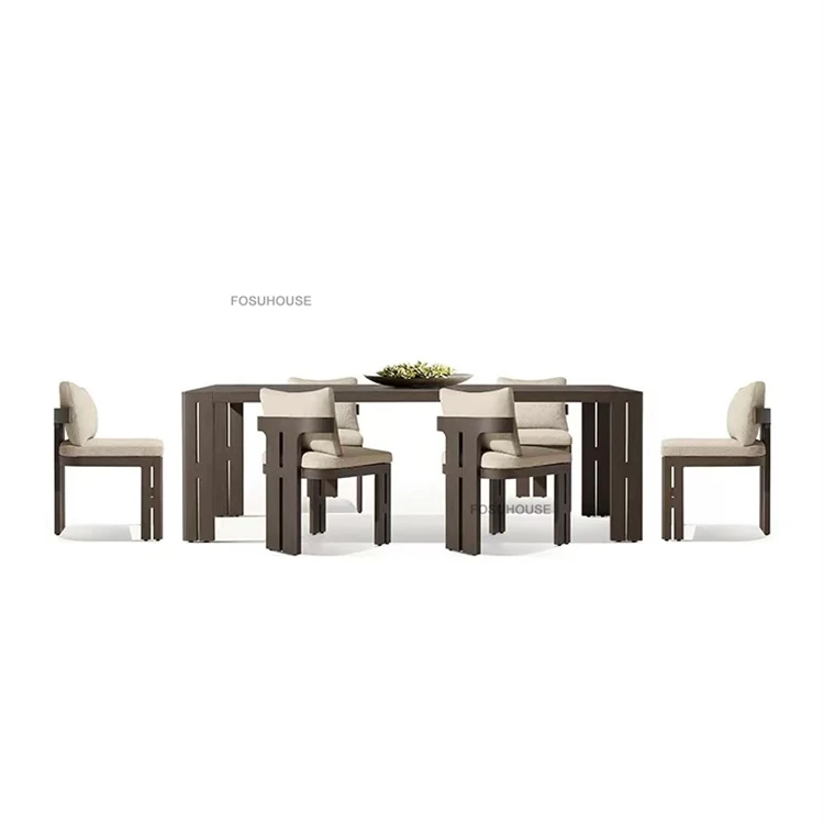 1.8m table 6 chair-B