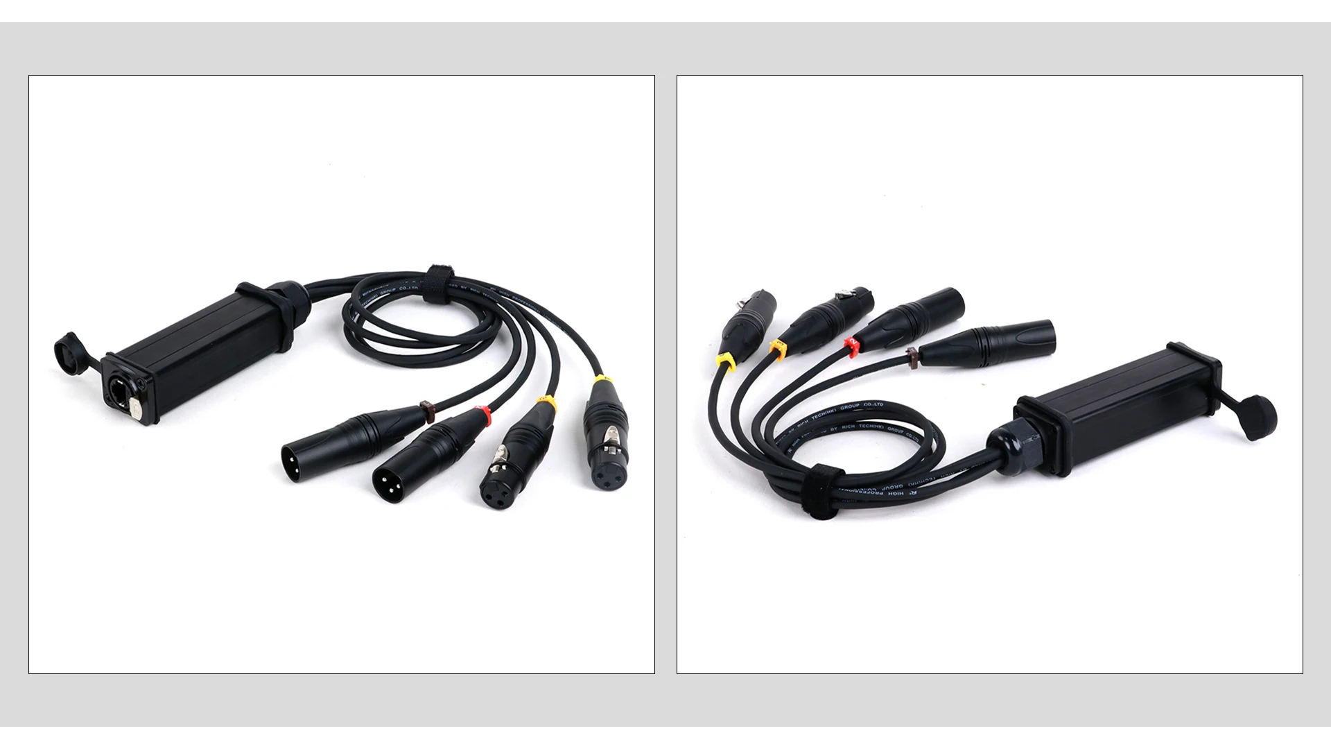 Rj45 cat6 stp zu Audio Snake 4 Kanal xlr 3Pins Multi Network Breakout Kabel Splitter für Stage Sound Lighting Aufnahme studio – Detail 7