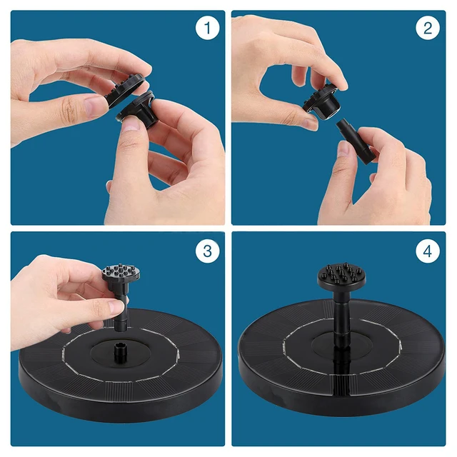 환경 친화적인 태양열 분수 펌프로 정원에 활력을 불어넣으세요