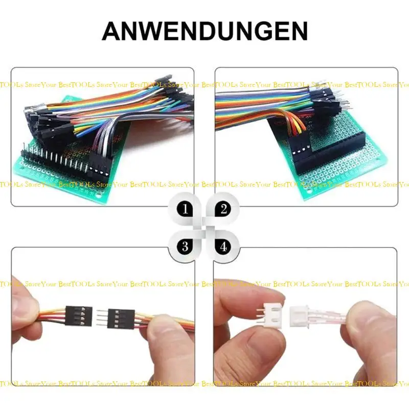 U13A Crimping Tange Tool Set 2,54-mm-Klemmen Crimple-Stecker langlebiger Anti-Rust