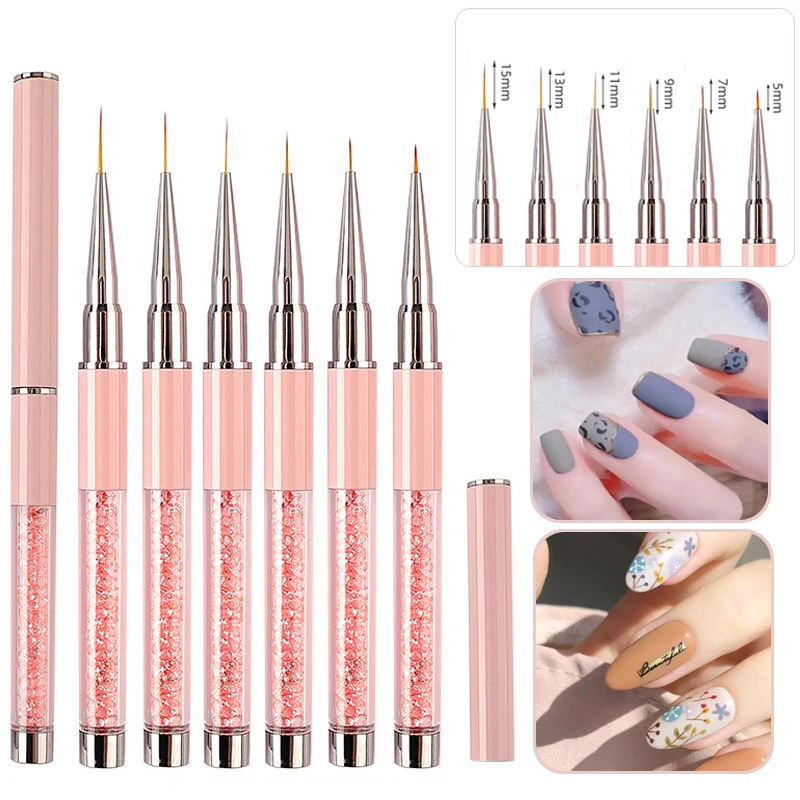 NailsArtBrushLinesStripeFlowerPaintingDrawingPenAcrylicUVGel