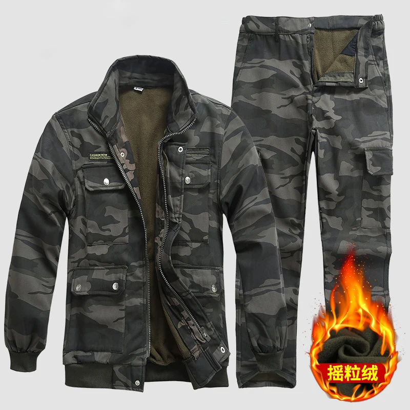 Army Camouflage Hunting Clothes Men Camouflage Jacket Sets Military Camouflage Set Men's