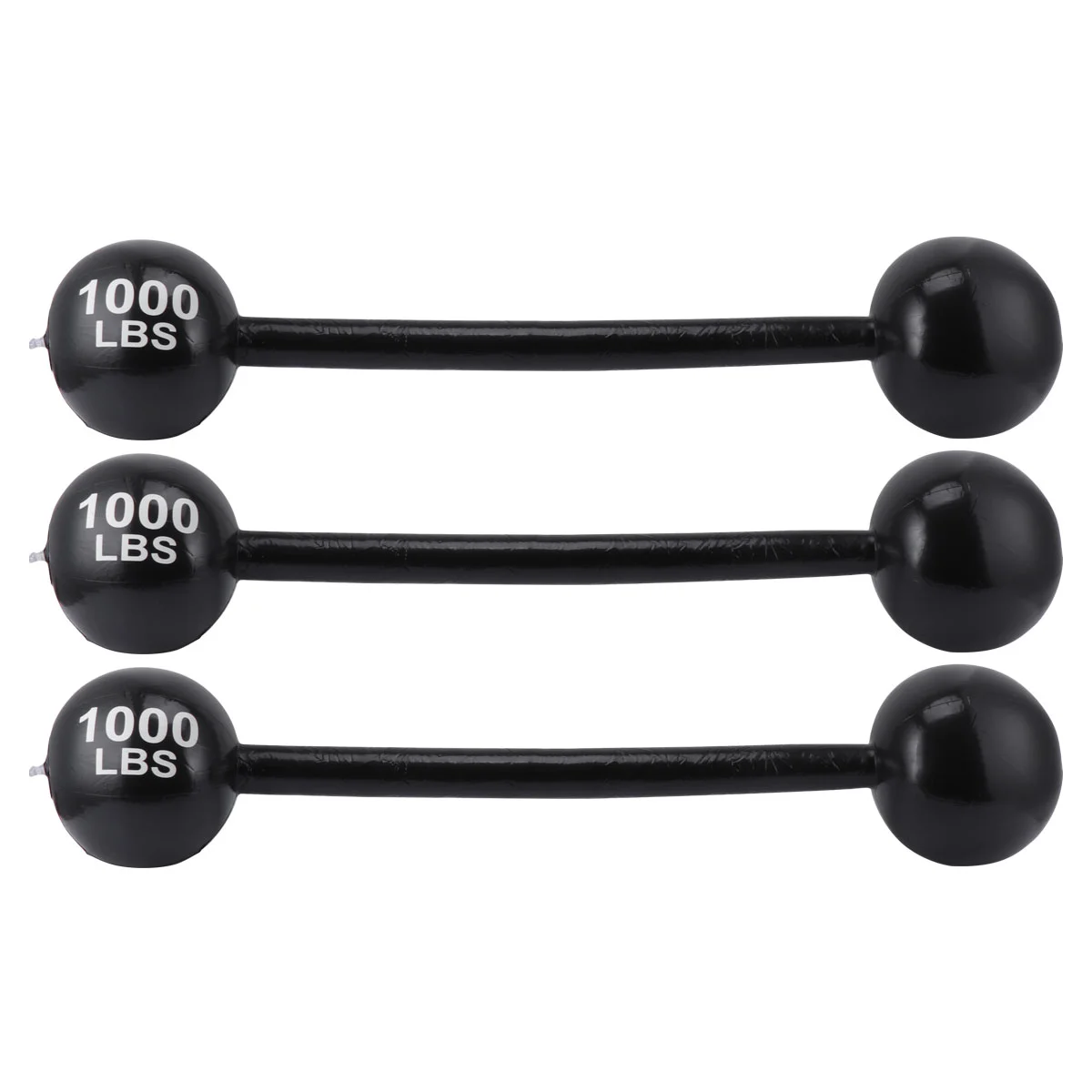 

3 Pcs Inflatable Dumbbell Boys Toys Kids Age 4 Sports Outdoor Plastic Parent-child 2 Girls Backyard