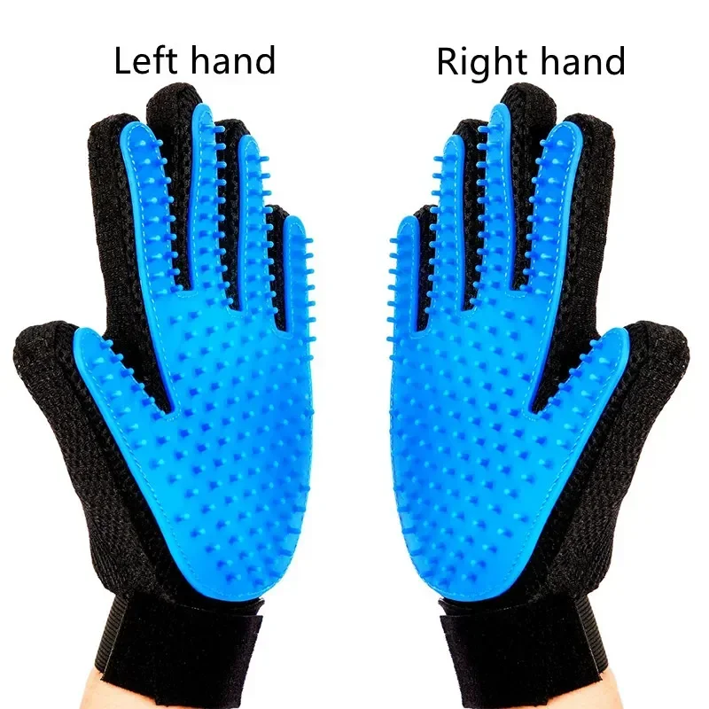 Pet Massage Bath Two Sets of Grooming and Cleaning Products Pet Five-Finger Hair Removal Cat Gloves Dry and Wet Hand Cat Magic