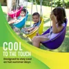 Comfortable outdoor baby swing, 3-point adjustable seat belt, safe quick click locking system, no foam rope, easy to install 6