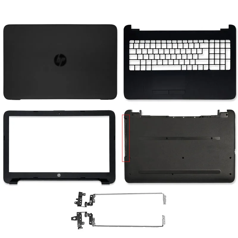 

New For HP 250 255 256 G4 15-AC 15-AF 15-AY 15Q-AJ TPN-C125 C126 Laptop LCD Back Cover Front Bezel Hinges Palmrest Bottom Case