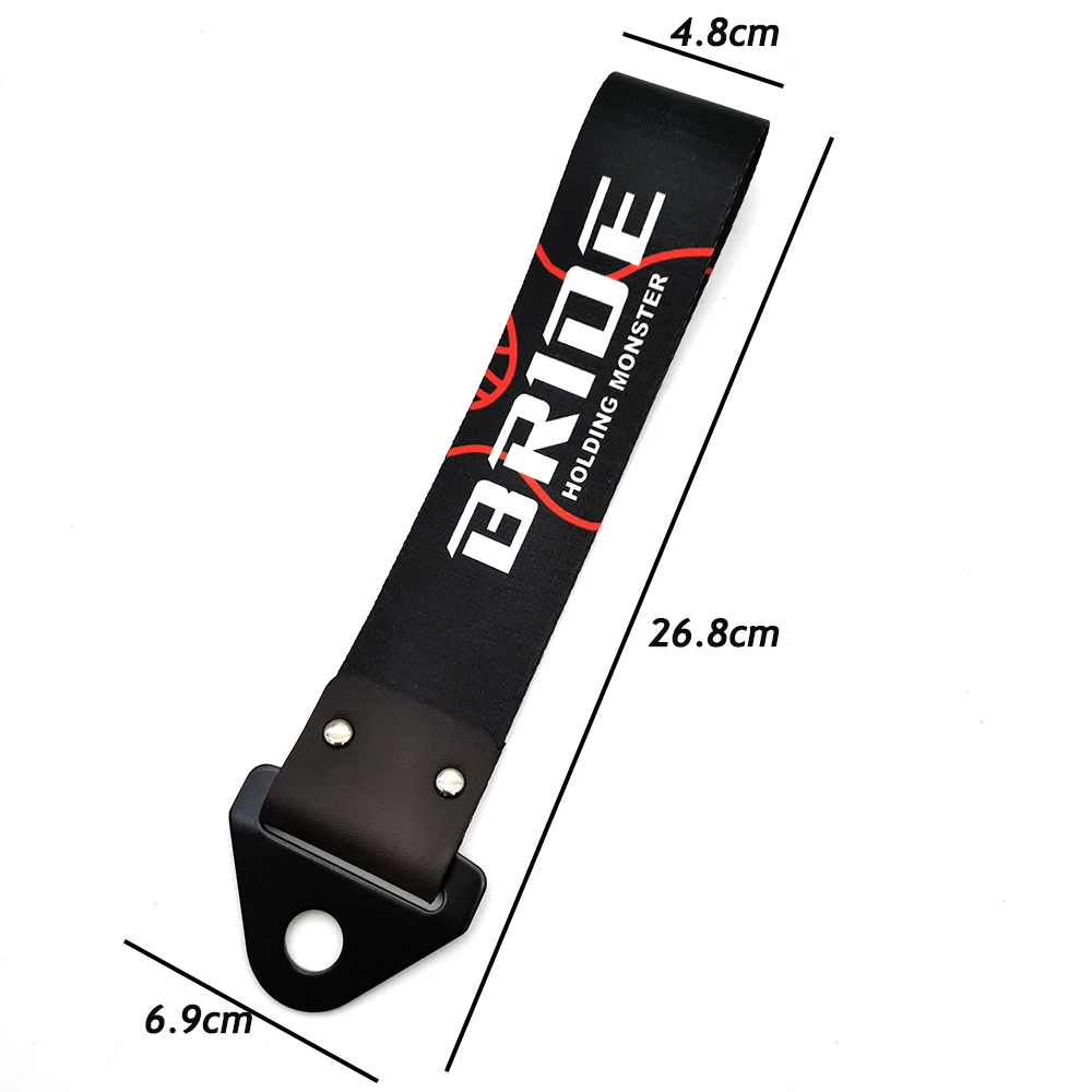 JDM Racing Sports Style Tow Strap Universal Race Towing Bars Nylon Car Trailer Ropes Hook Fake Taxi HKS Osaka JDM