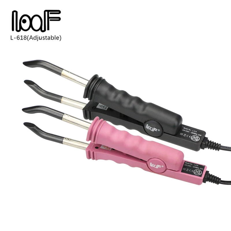 Hair Extensions Fusion Perm Heated Hair Extensions Temperature Controlled Perm Temperature Controlled Iron Keratin Bonding Tool Hair Extension Tool