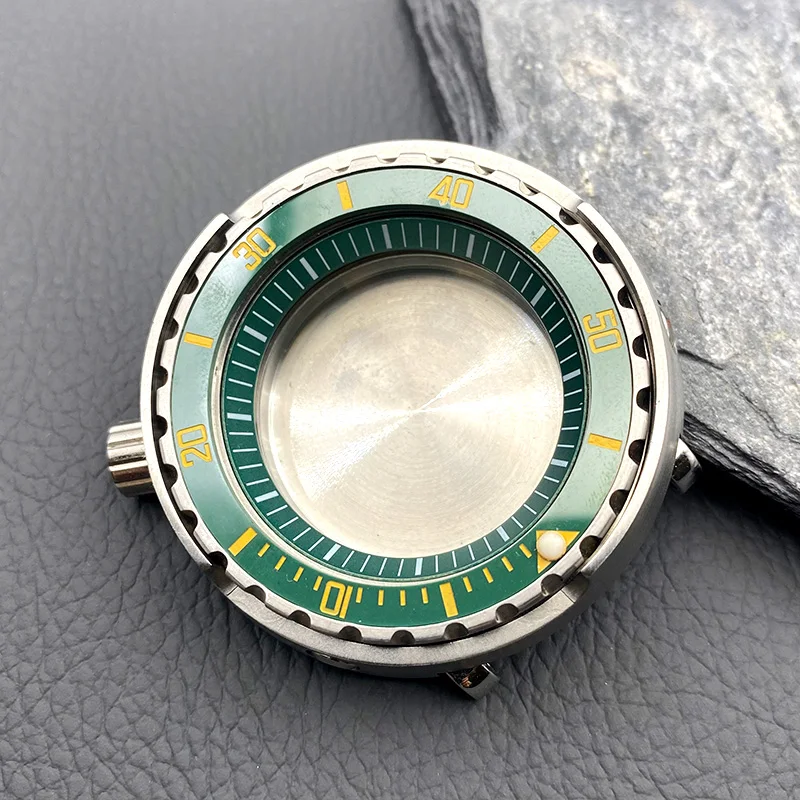 47mm 참치캔 시계 케이스 포함 사파이어 글라스 7S 4R NH35 NH36 오토매틱 무브먼트 20ATM 방수 남성 다이빙 케이스