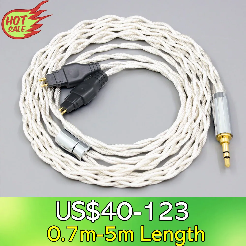 

LN008116 Graphene 7N OCC Silver Plated Coaxial Earphone Cable For Sennheiser HD580 HD600 HD650 HDxxx HD660S HD58x HD6xx