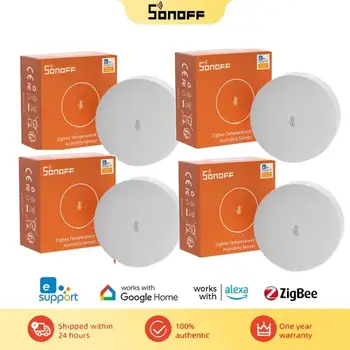 SONOFF SNZB-02P Zigbee Temperature And Humidity Sensor Smart Home Real-Time Sync EWeLink APP SONOFF ZBBridge Alexa Google Home 1