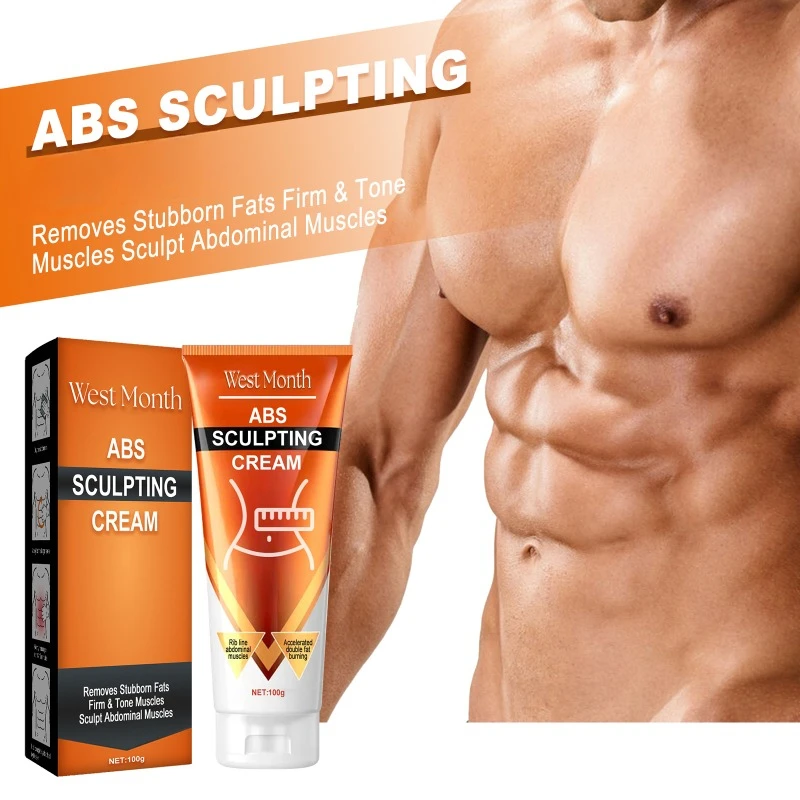 

Muscle strengthen Shaping Cream Men's Abdominal Line Fitness Slimming Belly Firming Fat Burning weight Loss Massage Cream