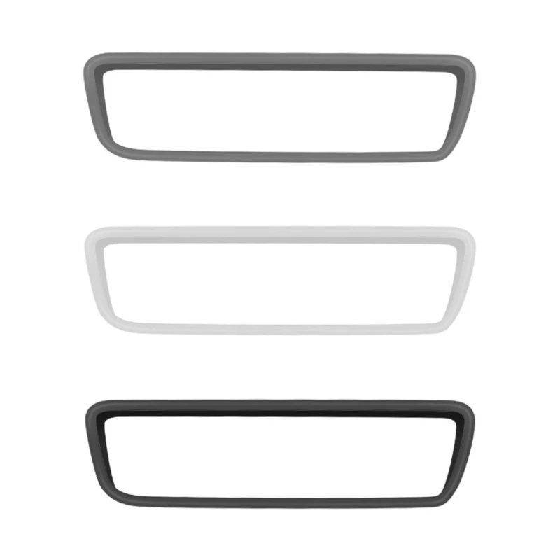 Silicone Screen Cover Rearview Mirror Protective Frame Compatible for Model 3/Y Soft Protector Interior Accessories